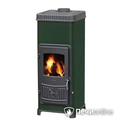 Отопительная печь Plamen Dora 10 N зеленая в Щербинке