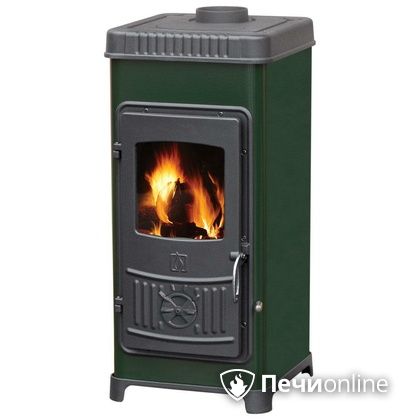 Отопительная печь Plamen Dora 8 N зеленая в Щербинке