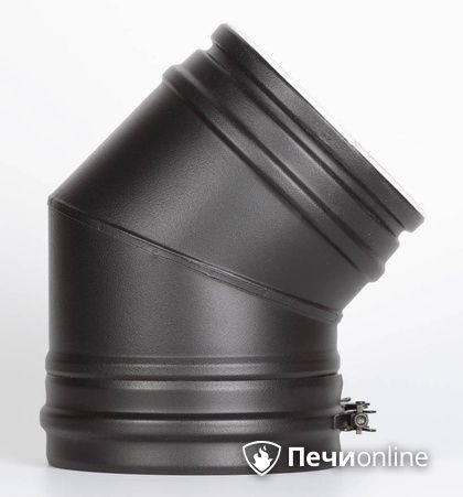 Колено 45° Schiedel Отвод 45° д.150 PM25 (Черный) Permetr в Щербинке