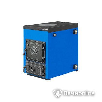 Отопительный котел Везувий Эльбрус-18 с плитой Везувий В1 в Щербинке