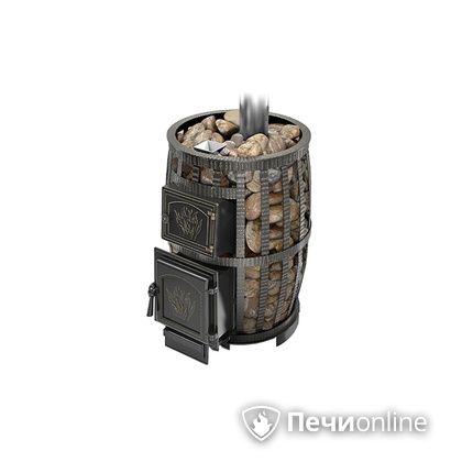 Дровяная печь-каменка Везувий Легенда Русский пар Ковка 18 (271) б/в в Щербинке