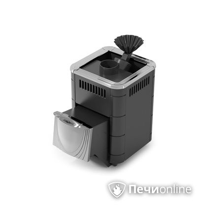 Дровяная печь-каменка TMF Гейзер Микра 2017 Inox ДН ЗК антрацит в Щербинке