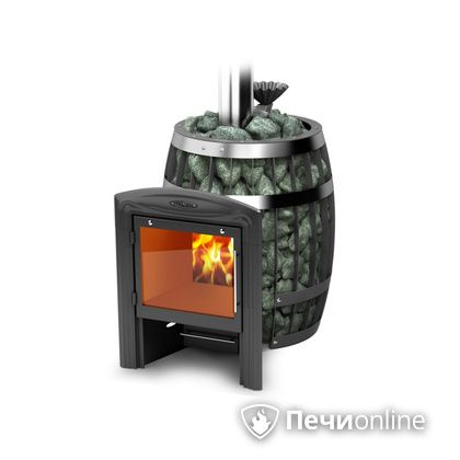 Дровяная банная печь TMF Саяны II Carbon Витра ЗК в Щербинке