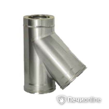 Дымоход Дымок Тройник 45° с изоляцией 0,8 мм. ТRFR45 200/280 в Щербинке