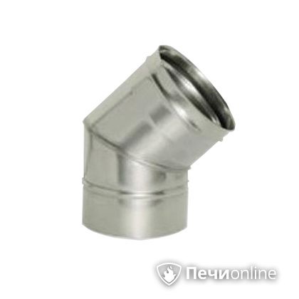 Дымоход Дымок Колено 45° одностенный 0.5 мм ОТНR 45 150 в Щербинке