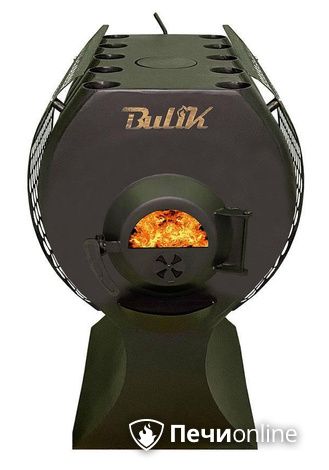 Отопительно-варочная печь Березка BulyK 400 Плюс со стеклом и экранами боковыми в Щербинке