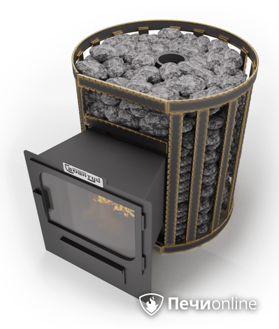 Дровяные печи-каменки Сабантуй Булава Чугун 16 панорама в Щербинке