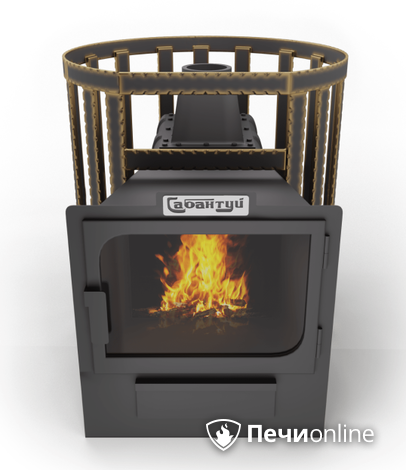 Дровяные печи-каменки Сабантуй Булава Чугун 24 панорама в Щербинке