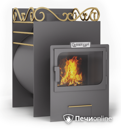Дровяные печи-каменки Сабантуй 20 панорама под обкладку кирпичом в Щербинке