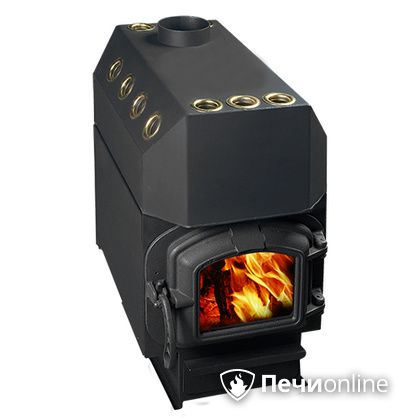 Печь-буржуйка Конвектика Ставр 150 с чугунной дверцей со стеклом в Щербинке