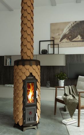 Отопительная печь TMF Сента Панголина Лайт терракота в Щербинке