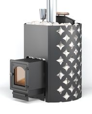 Дровяная печь-каменка Этна 24 ЗК (ДТ-4С)