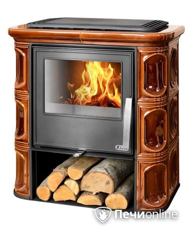 Печь-камин ABX Florencie, коричневая в Щербинке