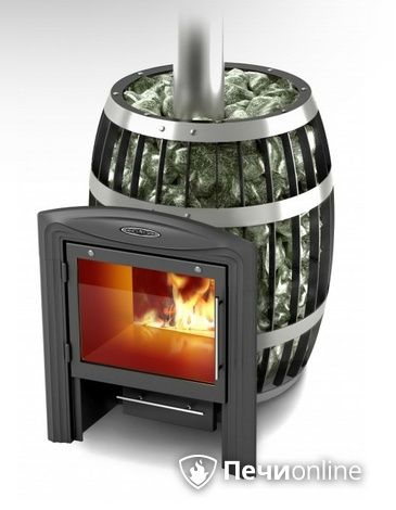 Дровяная банная печь TMF Саяны Carbon Витра в Щербинке
