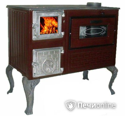 Отопительно-варочная печь МастерПечь ПВ-06 с духовым шкафом, 7.5 кВт в Щербинке