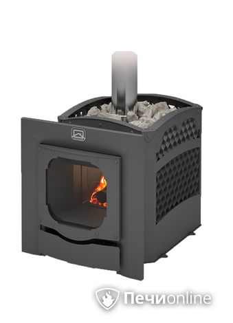 Дровяная банная печь Теплодар Былина-сетка-12 Ч Панорама (1.1) в Щербинке