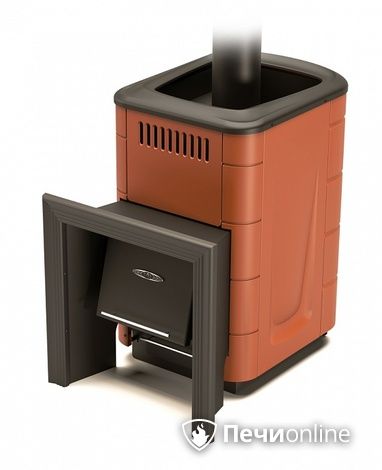 Газодровяная банная печь TMF Оранж Блю Carbon терракота в Щербинке