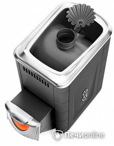 Дровяная банная печь TMF Ангара 2012 Inox ДНС ЗК ТО антрацит в Щербинке