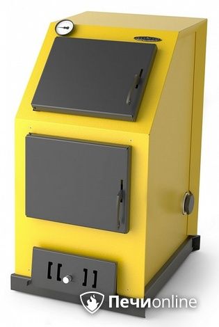 Твердотопливный котел TMF Оптимус Лайт 25кВт под АРТ и ТЭН желтый в Щербинке