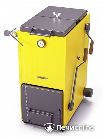 Твердотопливный котел TMF Цельсий Электро 16кВт АРТ ТЭН 6кВт желтый в Щербинке