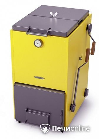 Твердотопливный котел TMF Цельсий Лайт 25кВт под АРТ и ТЭН желтый в Щербинке