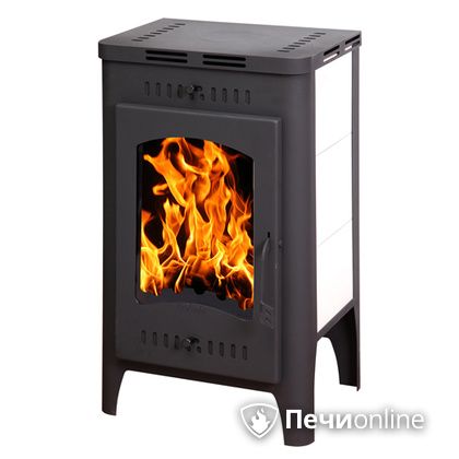 Печь-камин Экокамин Бавария Оптима с металлической крышкой, 6 кВт в Щербинке