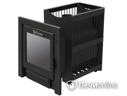 Дровяная банная печь Протопи Сетка 14 Панорама в Щербинке