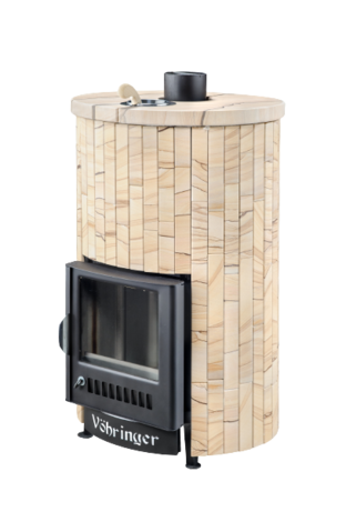 Печь для бани Ферингер  Уют-25 ПФ ("Окаменевшее дерево" наборный) в Щербинке