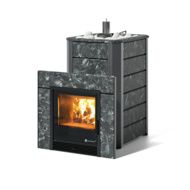 Дровяная печь-каменка ИзиСтим Ялта 25 (Пироксенит), AISI 321