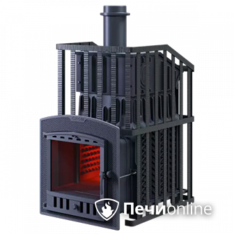 Дровяная банная печь Гефест Гром Ураган 50 (П2) в Щербинке