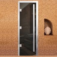 Дверь для бани Arta Премьер 60G Серая, 1900х800 мм