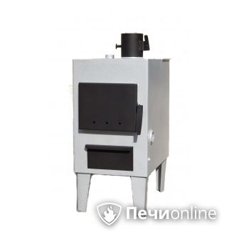 Твердотопливный котел НМК Сибирь 8 ТПЭ ножки и переходник на круглую трубу в комплекте в Щербинке