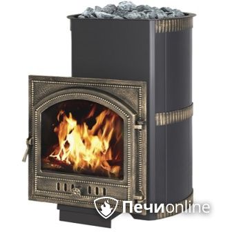 Дровяная банная печь Везувий Лава 28 Камин (205) в Щербинке