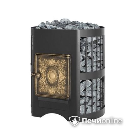 Дровяная банная печь Везувий Скиф Стандарт 12 ДТ-3 без выносного тоннеля в Щербинке