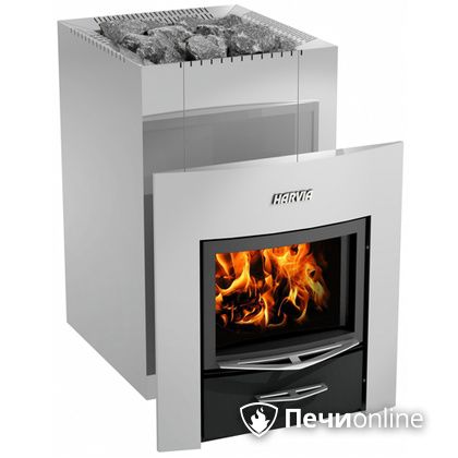 Дровяная банная печь Harvia 22 Duo Steel (Wk220) в Щербинке
