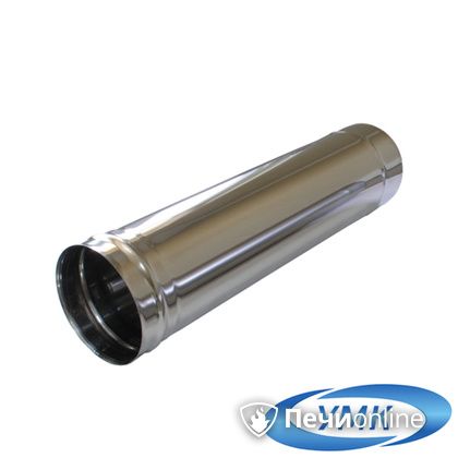 Дымоход УМК Труба D200 L=0,25 м 1,0 мм. нержавейка в Щербинке