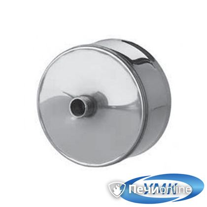  УМК Заглушка с конденсатоотводом D100 0.5 мм нержавейка внутренняя в Щербинке