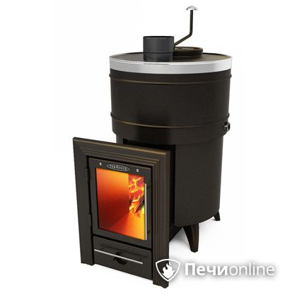 Дровяная банная печь TMF Скоропарка 2012 Inox Люмина черная бронза в Щербинке