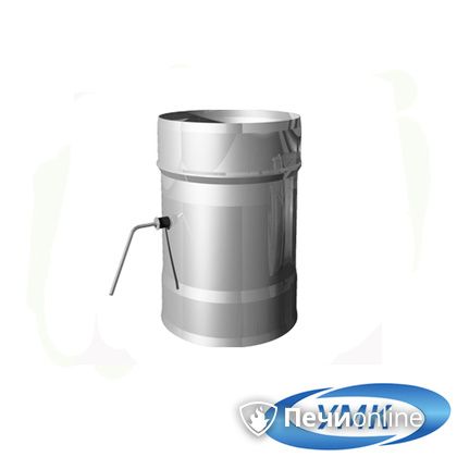  УМК Шибер поворотный D140 1.0 мм нержавейка в Щербинке