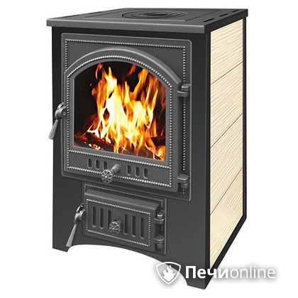 Печь-камин Везувий ПК-01(205) с варочной плитой бежевый в Щербинке