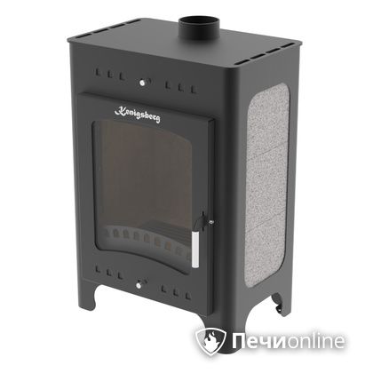 Печь-камин Протопи Кенигсберг 9U без конфорки выход дымохода вверх в Щербинке