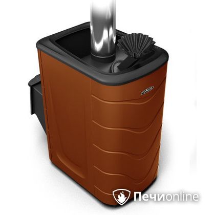 Дровяная банная печь TMF Гейзер 2014 Inox терракота в Щербинке