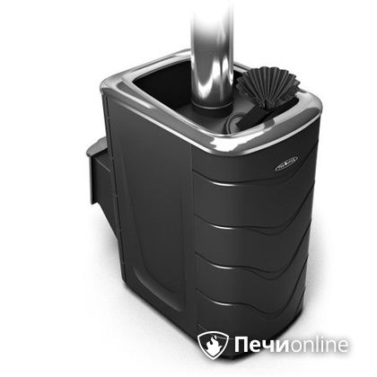 Дровяная банная печь TMF Гейзер 2014 Carbon дверь из нержавейки антрацит в Щербинке