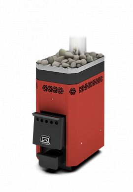 Дровяная банная печь Теплодар Русь-9 ЛУ короткий топливный канал в Щербинке