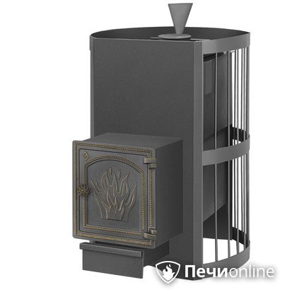 Дровяная банная печь Везувий Скиф Стандарт (ДТ-4) с парогенератором в Щербинке
