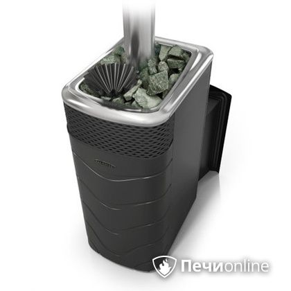 Дровяная банная печь TMF Гейзер XXL 2017 Inox Витра закрытая каменка антрацит в Щербинке