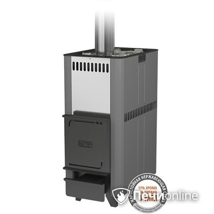 Дровяная банная печь Костёр 14 К без выносного топливного тоннеля в Щербинке