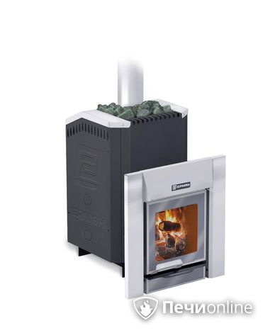 Дровяная банная печь Ермак 12-Премиум стальная топка 8мм в Щербинке